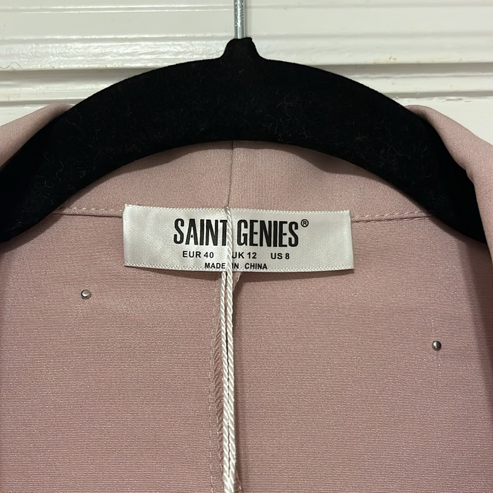 NWT ASOS Saint Genies Pearl Embellished Blazer Dress - Picture 7 of 8